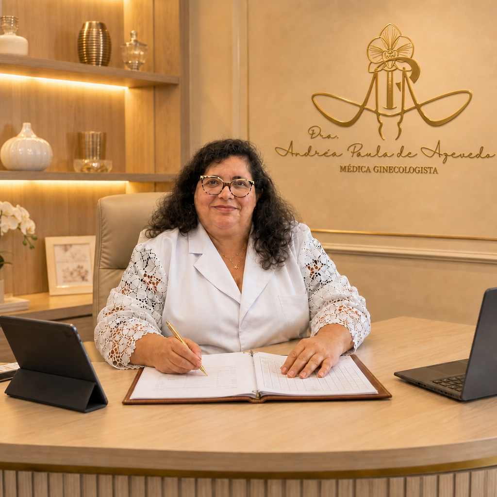 Dra. Andréa Paula de Azevedo — ginecologista e obstetra